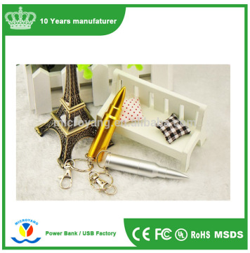 8GB 16GB 32GB Metal Bullet USB Flash Pen Drive for Computer