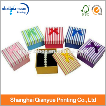 Colorful make paper jewelry box, jewelry paper box