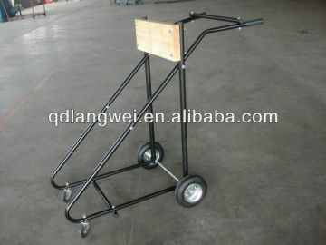 folding outboard motor cart