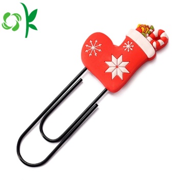 Christmas Decoration Lovely Silicone Bookmark for Sale