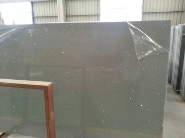 Grey Quartz Stone Slabs for Countertop Floor Tile