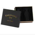 Square black gold foil gift box with space