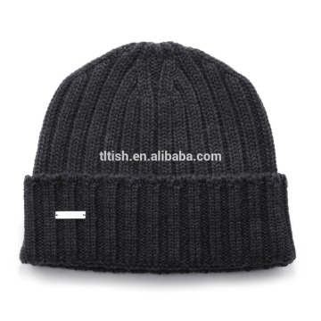 Winter man simple basic knit man hats