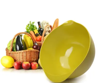 Bamboo fiber fat boody salad bowl