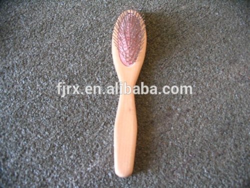 Wooden hairbrush