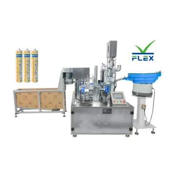 High-Efficiency FLEX 30PCS/Min Automatic Machines for Aluminum PU Silicone Sealant Packaging and Filling