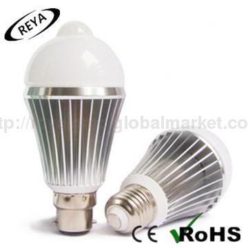 LED 6w IR rörelse ledde sensor lampa