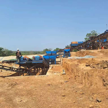 100tph Mineral Processing Nigeria Alluvial Coltan Washing Plant