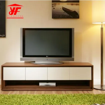 Built in tv lift cabinet set with drawers