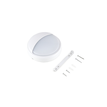 Luz de mamparo LED de aluminio de plásticos redondos