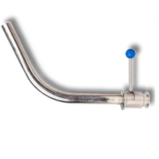 120 Degree Rotating Racking Arm Sanitary Triclover 304 Stainless Steel