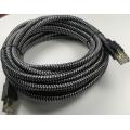 Cable Ethernet Cat8 trenzado de nailon para módem