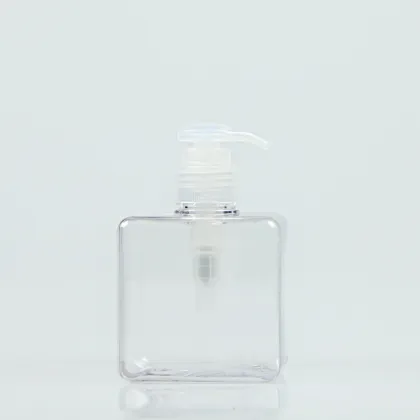 Shape clear shampoo hand cream bottle with pump