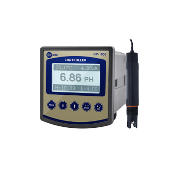 Nobotech Online pH Analyzer met ORP -meter en PH -controller NP -1806 voor industriële waterbewaking - Modbus 485 OEM aanpasbaar