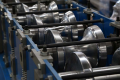 Techo aluminio cumbrera rollo equipo الأمامي