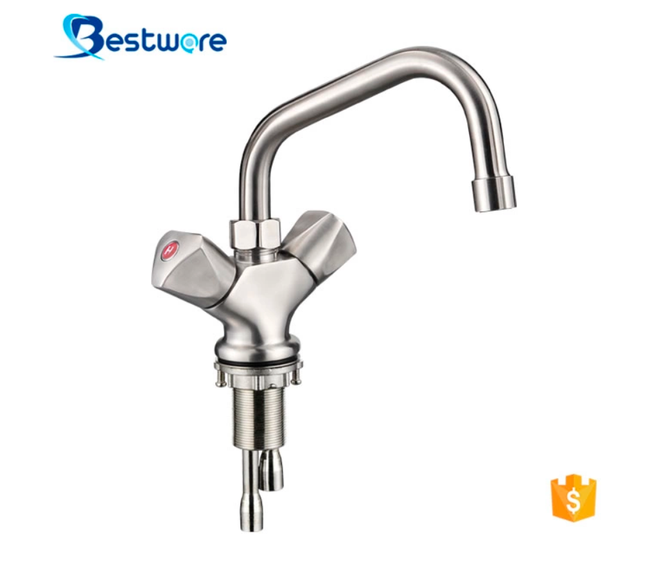 Double Handle Single Hole Basin Faucet