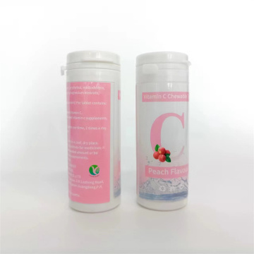 Vitamin C Chewable Tablets Peach Flavour
