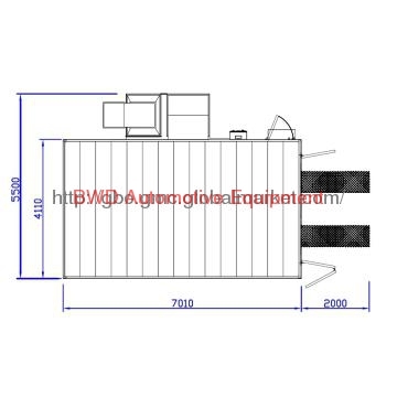 infrared heating spray booth