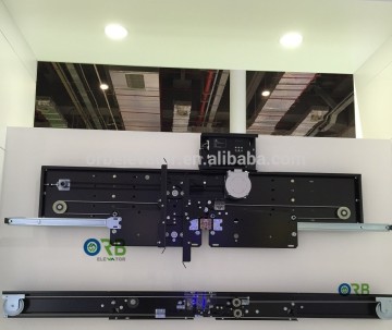 Elevator landing door operator, car door operator, door device