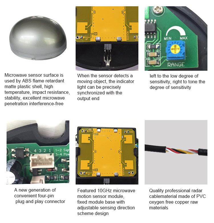 Hofic Electronic 10GHz Automatic Sliding Door Radar Sensor