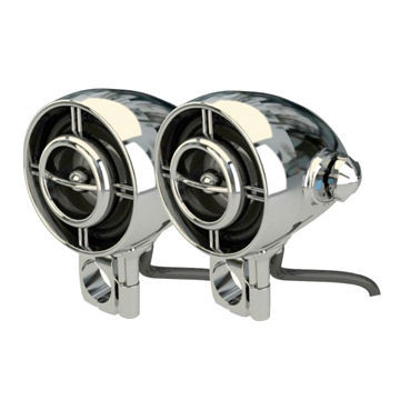 Motorcycle audio player, touch buttons