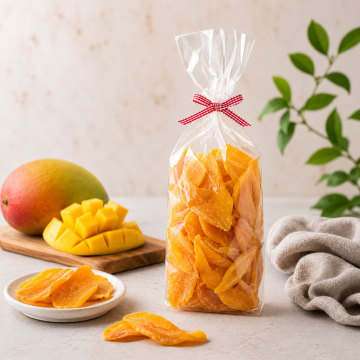 Eco Friendly Flat Bottom Clear Cello Bags For Dried Fruits
