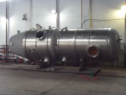 Titanium pump/Valve system titanium tube heat react tank