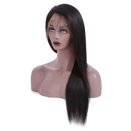 Wholesale 150% Density HD 8-26 inch Full Lace Human Hair Wigs For Black Women Brazilian Virgin Hair Transparent Lace Front Wig