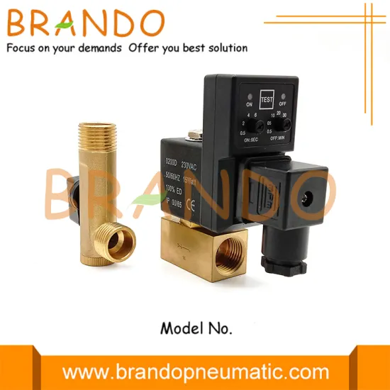 OPTIMUM Electronic Timed Auto Drain Valve With Strainers