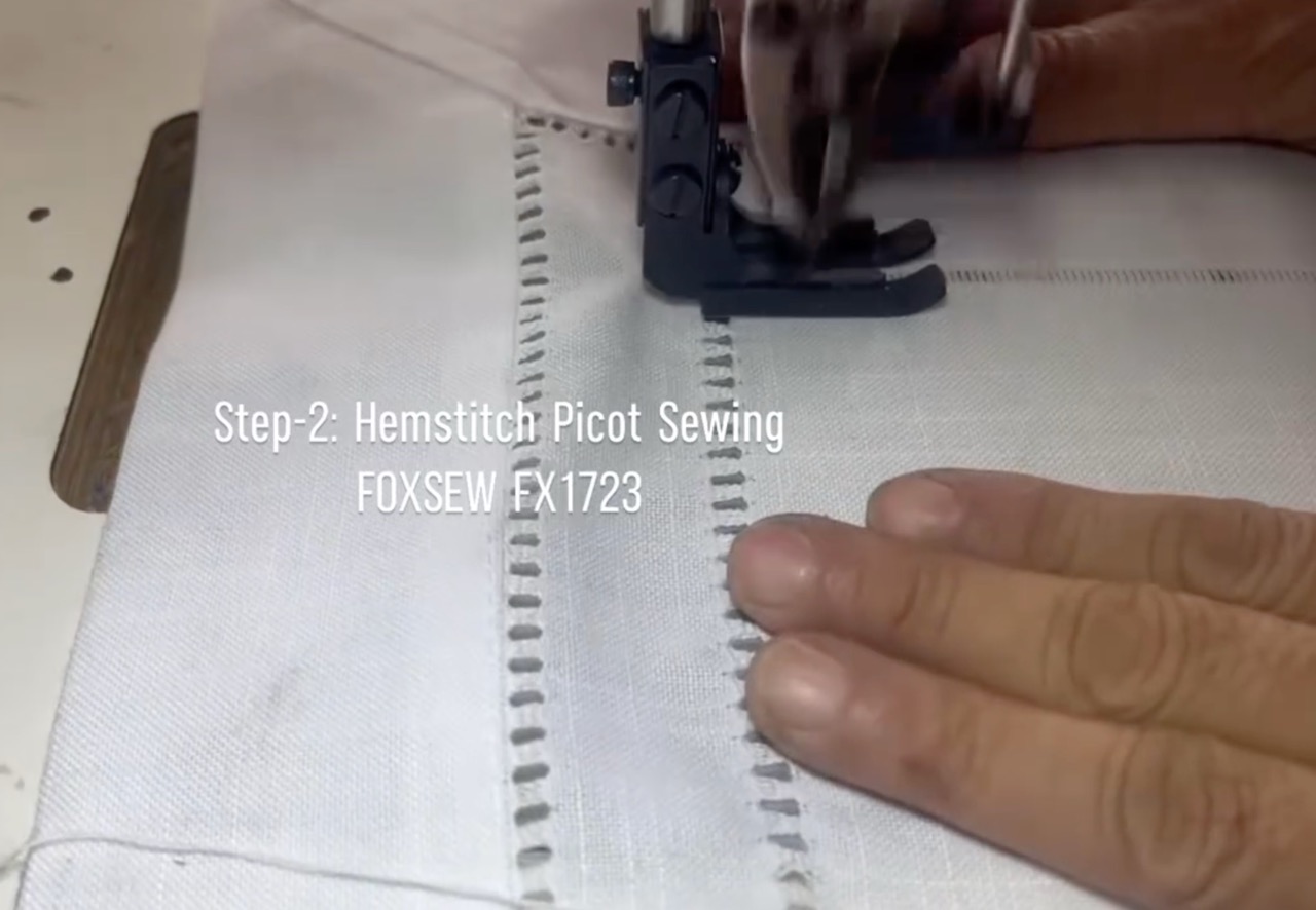Big Hole Hemstitch Picoting Sewing Machine FOXSEW FX1722