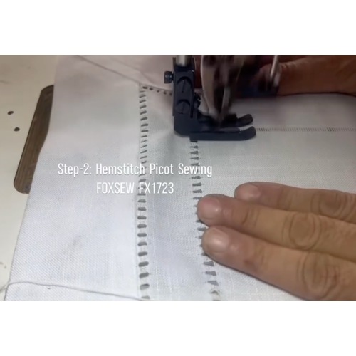 Mesin Jahit Picoting Hemstitch Lubang Besar