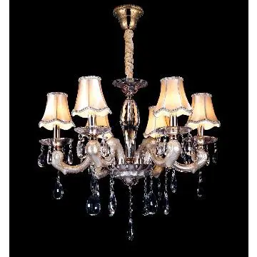 Modern LED crystal chandelier ceiling suspension droplight