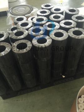 PTFE Filled black/graphite tube/pipes for sealing