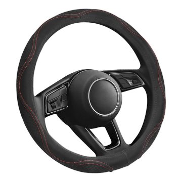 Universal Microfiber Leather Steering Wheel Cover for Cars, SUVs, and Vans (15 Pcs Set)