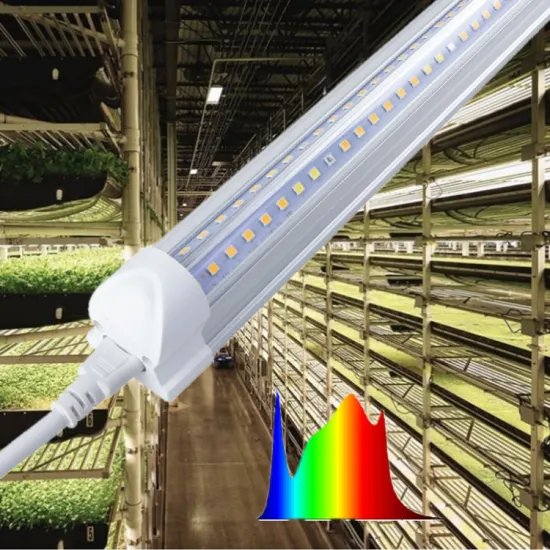 High-Efficiency 380-800nm LED Strip Grow Lights with CE & ROHS Certification, 110lm/W, 2umol/J, SMD 2835 & COB Technology, Dual Switch Design