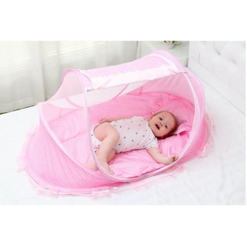 baby cradle mosquitoes bed net with music