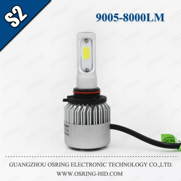 OSRING S2 AUTO 9005 LED HEADLIGHT 9005 LED CAR HEADLIGHT COB CHIP 36W 8000LM HOT SALE