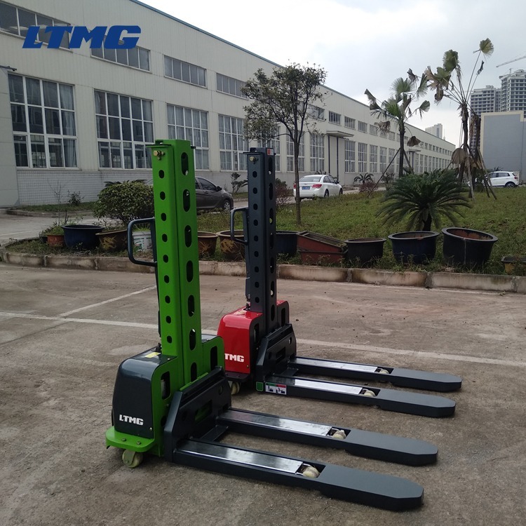 Electric Pallet Stacker 500kg - Portable Auto Lift Self-Loading Stacker
