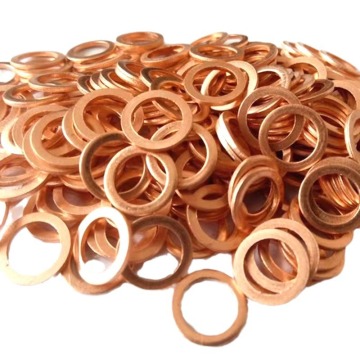 Copper Round Washer Metal Flat Washers for Injector Assortment