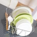 New arrival stainless steel folding dish drying rack sink organizer shelf kitchen holder