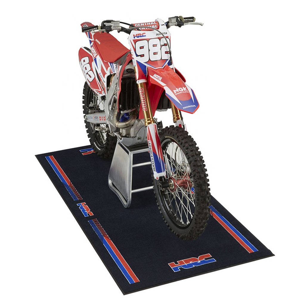 Printed Motorcycle Floor Mat Garage Mats