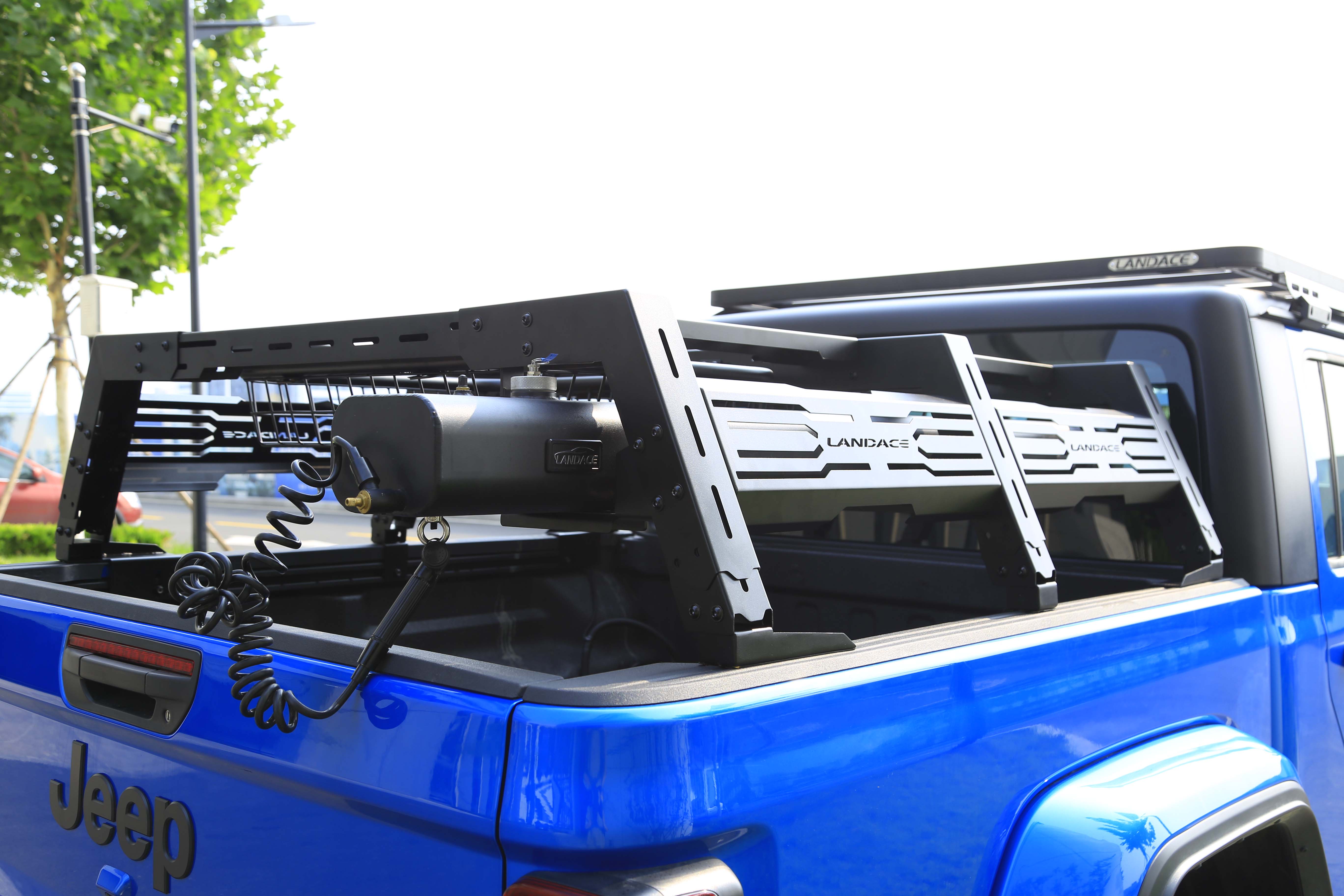 Universal Truck Bed Rack System With Roll Bar And Basket For Ford ...