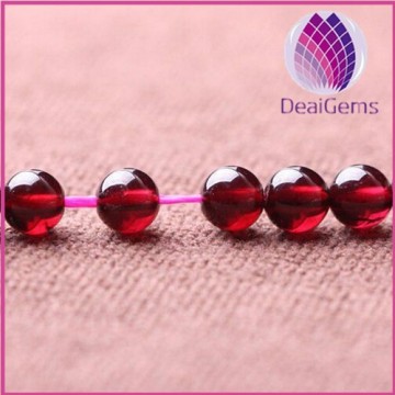 whole sale Natural garnet beads AAAAA Grade wine red color 3mm round loose gemstone beads strands beads