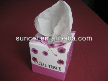 White Soft Box Facial Tissue