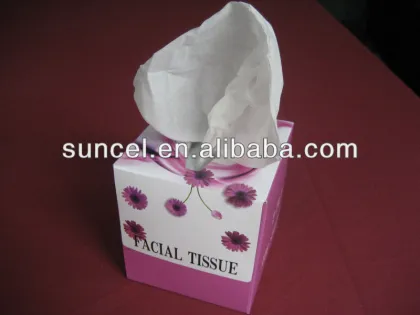 White Soft Box Facial Tissue