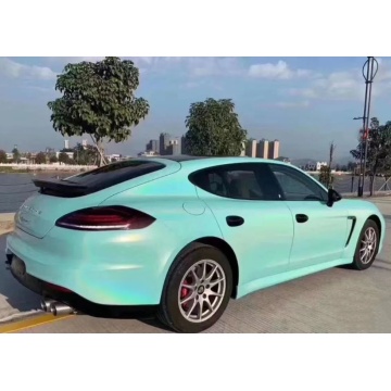 PET Laser Colorful Tiffany blue car wrap vinyl