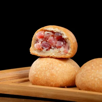 Traditional Ham Biscuit With Visible Chunks Bulk