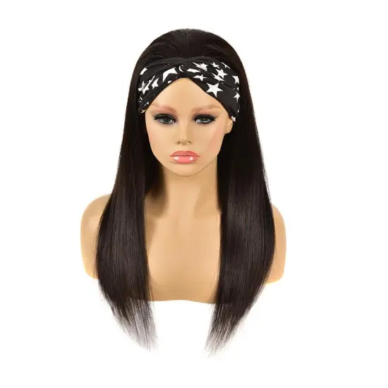 Body Wave Straight Virgin human hair wig Cuticle Aligned Kinky Curly Hair Wholesale Human Hair Headband Wig