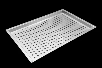 Rk Bakeware China Full Size Custom Heavy Duty Perforated Stainless Steel Steam Tray Stainless Steel Baking Tray Stainless Steel Cooling Tray