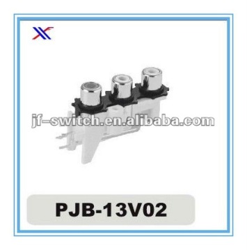 audio&video female rca jack(pjb 13v02)